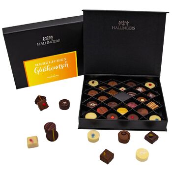 Вітання Hallingers - Подарунковий набір спецій ручної роботи, 5 спецій з усього світу (Набір) - Літній подарунок та ідеальний подарунок для барбекю Вітання з днем народження, вітання з річницею нового дому., 5 спецій (72253) (Вітаємо., Шоколадні цукерки (