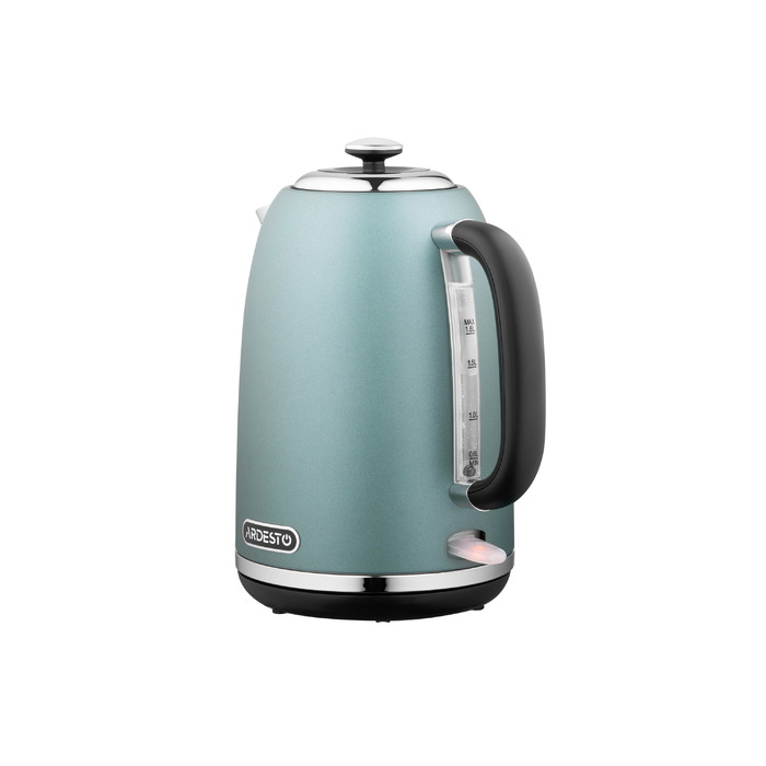 ARDESTO Электрочайник EKL-F400G 1.8л/2200Вт/strix контроль/нерж. сталь/мятный