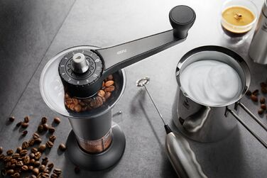 Кавомолка ручна, чорна Lorenzo Gefu