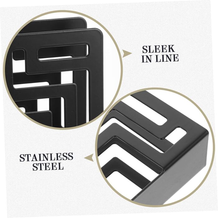 Современный металлический держатель для салфеток 12 х 8,5 см HOMSFOU