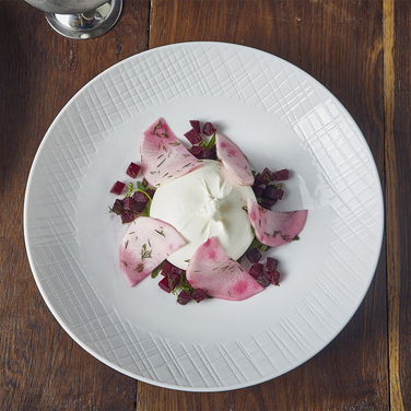 Тарелка глубокая 25 см, Incise Porcelain Lavara, GenWare