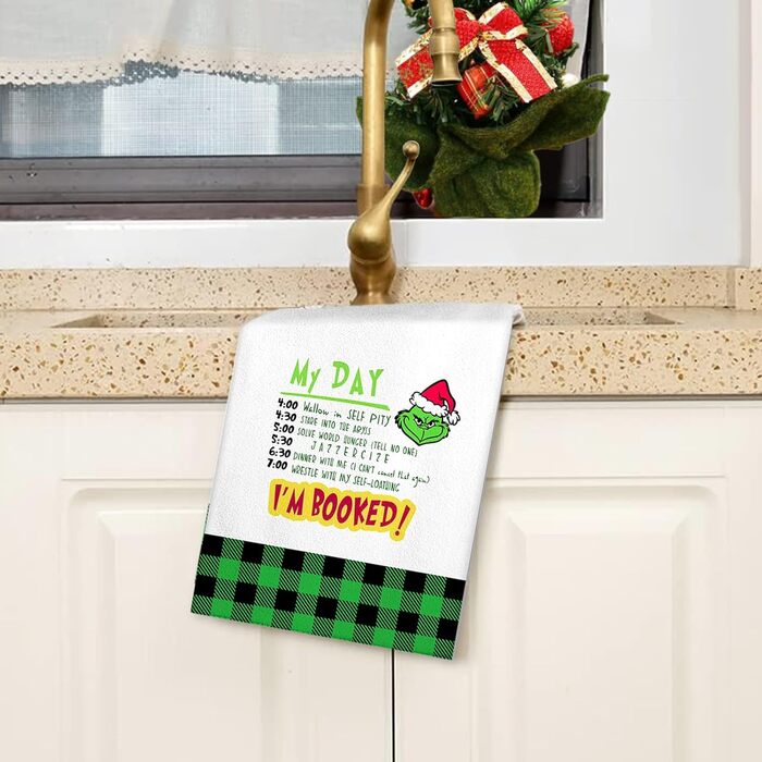 Набір з 4 різдвяних кухонних рушників 45 x 65 см, набір Q Ohok