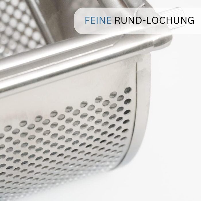 Картофелерис Westmark, с круглой перфорацией, длина 30 см, треугольник, серебристый, 61262260 (набор из нержавеющей стали)