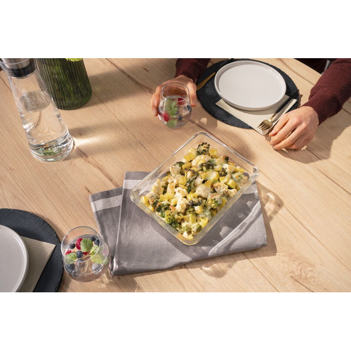 Форма універсальна з кришкою 1.3 л скло Tefal