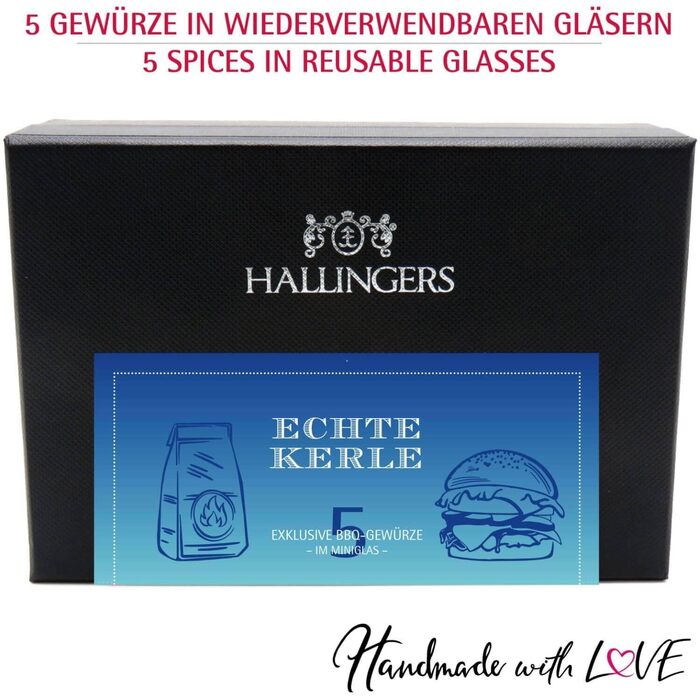 Подарунковий набір спецій ручної роботи, 24 спеції з усього світу (набір) - Літній подарунок та ідеальний подарунок для барбекю Новий дім, вітання, дружба, одужання, Deluxe Selection 24, 24 спеції (73511) (Справжні чоловіки, 5 спецій (72272)), 24 -