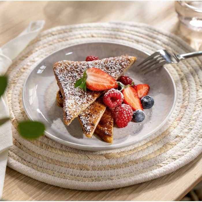 Тарілка 20,1 см бежева Perlemor Villeroy & Boch