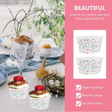 Набір паперові стаканчики для морозива 100 шт. Angoily