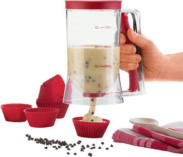 Диспенсер для теста 900 мл красный Westmark