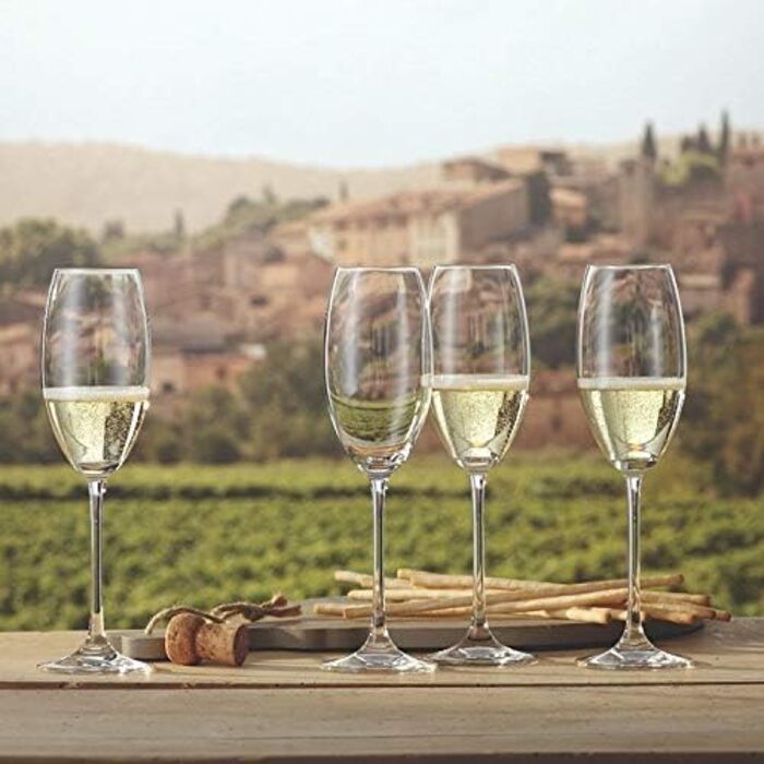 Бокал для шампанского, Бокал, прозрачный, 4 шт. (в упаковке ), 4 шт. (набор бокалов 18 шт.)