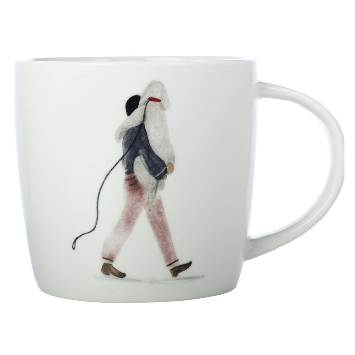 Кухоль Maxwell & Williams BEST FURRY FRIENDS Walking The Dog, порцеляна, 400 мл