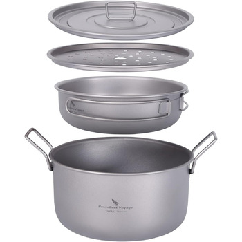 Набір кемпінгового посуду 1900 мл і 900 мл. iBasingo