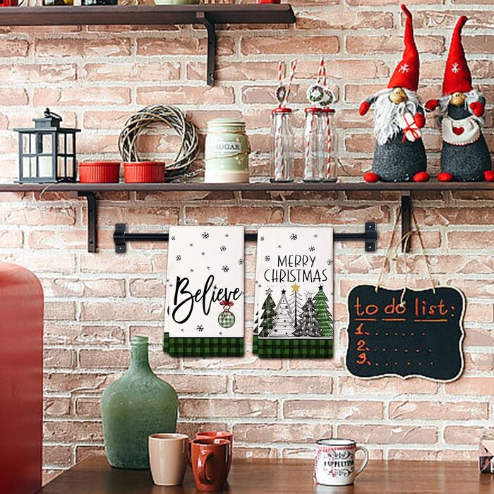 Набір з 2 різдвяних кухонних рушників 60 х 40 см Xmas 1 Yaclonq