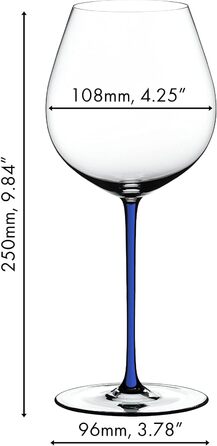 Бокал для вина, (Пино Нуар, Синий)
