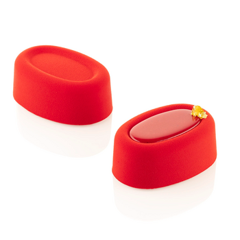 SQ091 Форма силіконова 600x400 мм Oval savarin 88 x 60 h 35 мм (25шт.)