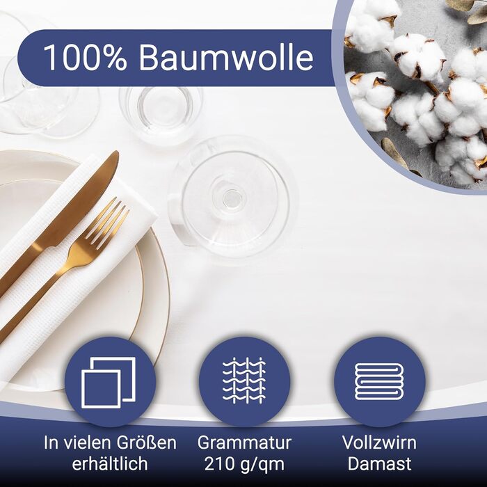 Скатерть-дорожка хлопок 140 x 240 см ZOLLNER