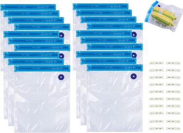 Вакуумні пакети 20 пакетів 30 x 34 см Taipintee