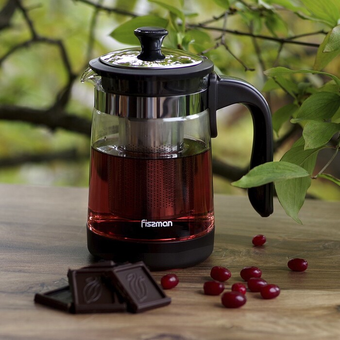 Чайник для заварювання Fissman 950 мл зі сталевим фільтром (6461)