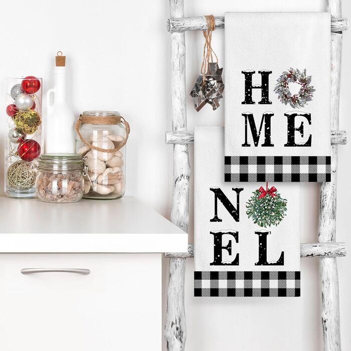 Набір з 4 різдвяних кухонних рушників 45 x 65 см, набір K Ohok