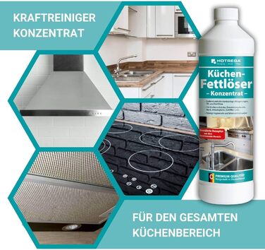 Засіб для миття кухонних меблів з серветкою мікрофібри 1 л HOTREGA