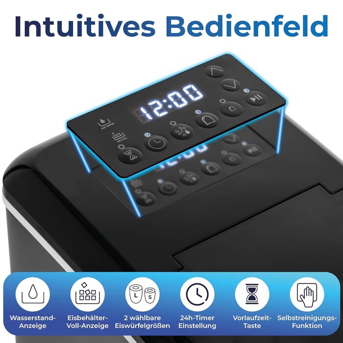 Льдогенератор 120 Вт черный Klamer