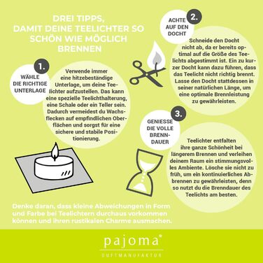 Ароматичних чайних свічок 3x30 шт. ароматичні свічки багато ароматів на вибір висота 1,5 см, Ø 3,5 см (лемонграс, 3 x 30 шт. у упаковці), 90