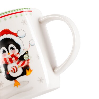 Набір Fissman з кружки 350 мл та іграшки порцеляна (14046)