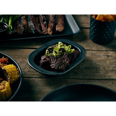 Салатник 16x12x3.5 см, 240 мл, Black Vintage Steel, GenWare