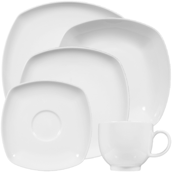 Набір столового посуду 30 предметів білий Sketch Basic Seltmann