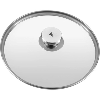 Крышка для кастрюли 24 см стеклянная Klamer