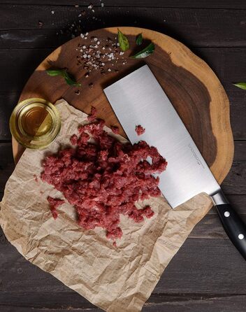 Нож для очистки овощей linoroso 9 см Нож для овощей Острые ножи для фруктов Кухонные ножи Маленькие кухонные ножи Поковки из немецкой углеродистой стали Эргономичная ручка с элегантной подарочной коробкой - серия Classic (7,5-дюймовый нож для мясника)