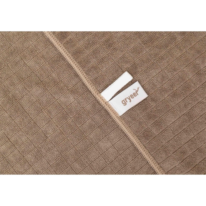 Набір з 8 кухонних рушників з мікрофібри, мяких, суперабсорбуючих і безворсових кухонних рушників, 45 x 65 см (хакі)