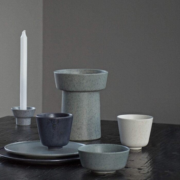 Дизайнерський блок-свічник з керамограніту Ø (5,5 см, зелений)