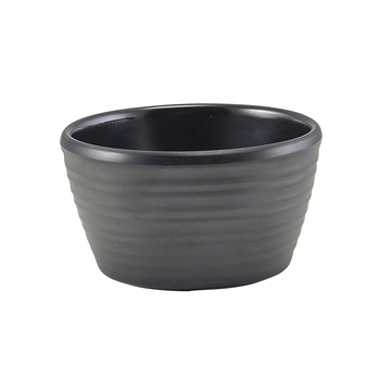 Соусник меламиновый 56 мл, черный, матовый, GenWare