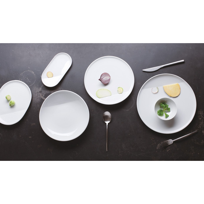 Тарілка для сніданку 22,5 см, біла O - The Better Place Kahla