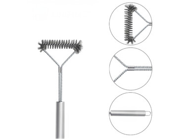 Щетка для гриля Premium однорядная GRILLI 777454 Код: 013098