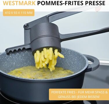 Прес для картоплі фрі, 41 см антрацит Westmark