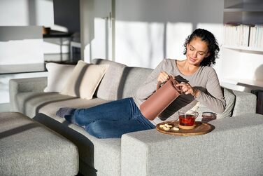 Термоглечик 1 л, теракотовий Motiva Emsa