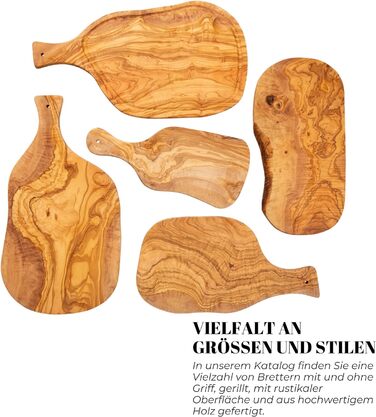 Обробна дошка для їжі 4 шт. 28 см з ручкою Erreke