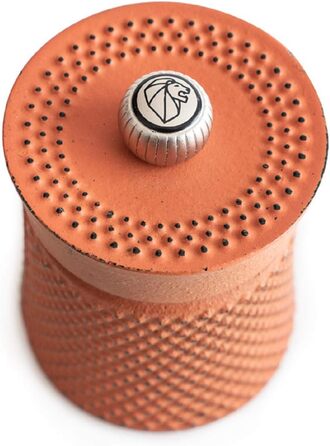 Ручная мельница для перца, классическая регулировка помола, Высота чугун, 35402 (8 см, одинарная, оранжевая)