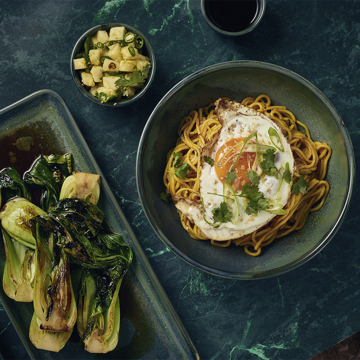 Миска глибока кругла 20*h 5.3 см, 1000 мл, зелена, Terra Porcelain Aqua Green, GenWare