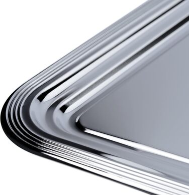 Блюдо для вечеринок / Сервировочное блюдо / Сервировочный поднос / Рыбное ассорти / Фруктовое блюдо Металл 53 см x 32,5 см, 3 шт.