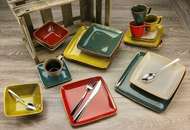 Набор посуды на 4 персоны, 16 предметов, глазурь Retro Style Creatable