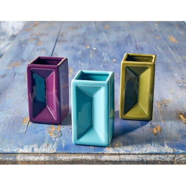 Кружка - кирпич Тики 510 мл, голубая, GenWare