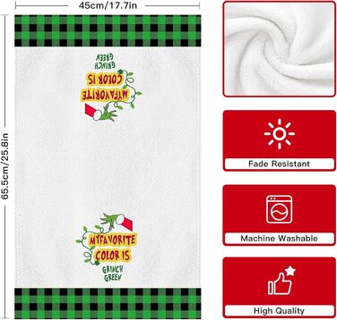 Набір з 4 різдвяних кухонних рушників 45 x 65 см, набір Q Ohok