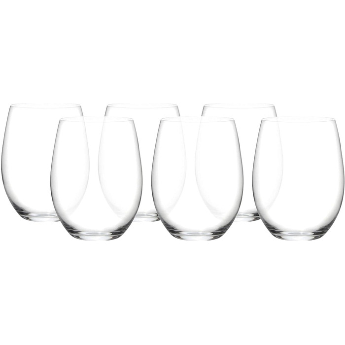 Бокалы для красного вина 0,6 л, набор 6 предметов, O Wine Tumbler Riedel