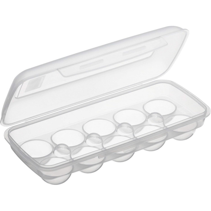 Набір контейнерів для зберігання продуктів EMSA Clip & Close, прямокутні, 5 x 0,8 л, коробки для зберігання, 100 герметичні, придатні для миття в посудомийній машині, морозильної камери та мікрохвильової печі, прозорі, сині, зроблені в Німеччині, N10307 (