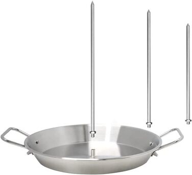 Вертикальний шампур для барбекюз 3 знімними шампурами TTAMG