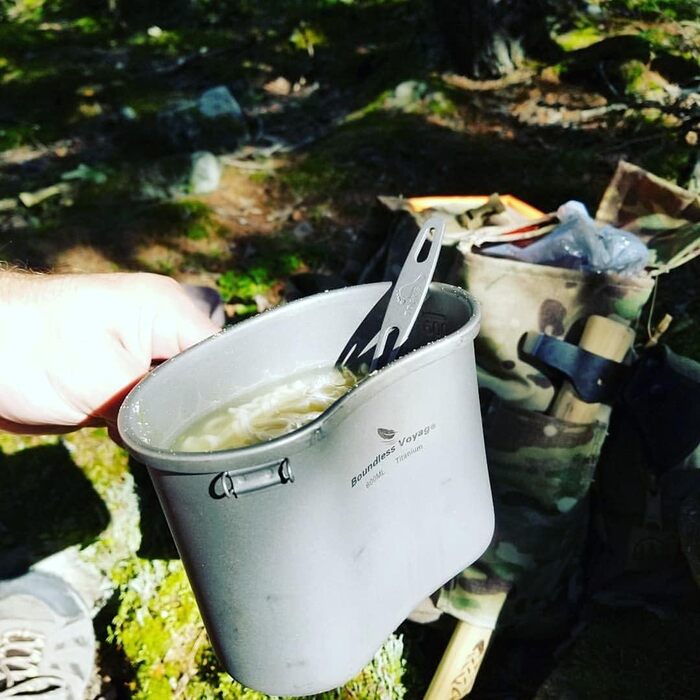 Надлегкий набір для приготування їжі 1100 мл. 750 мл. 400 мл. iBasingo