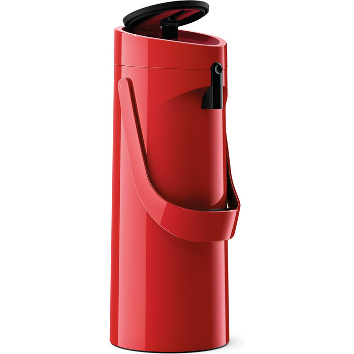Tefal Thermos Ponza Pump, 1,9 л, пластик, стекло, красный