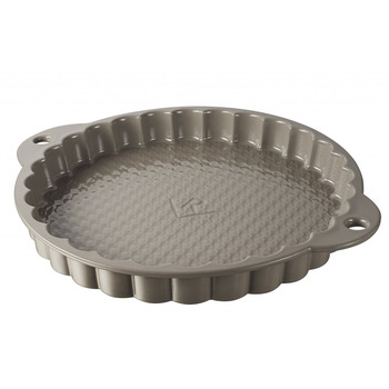 Кругла форма Revol для тарта, сіра, діам. 26 см